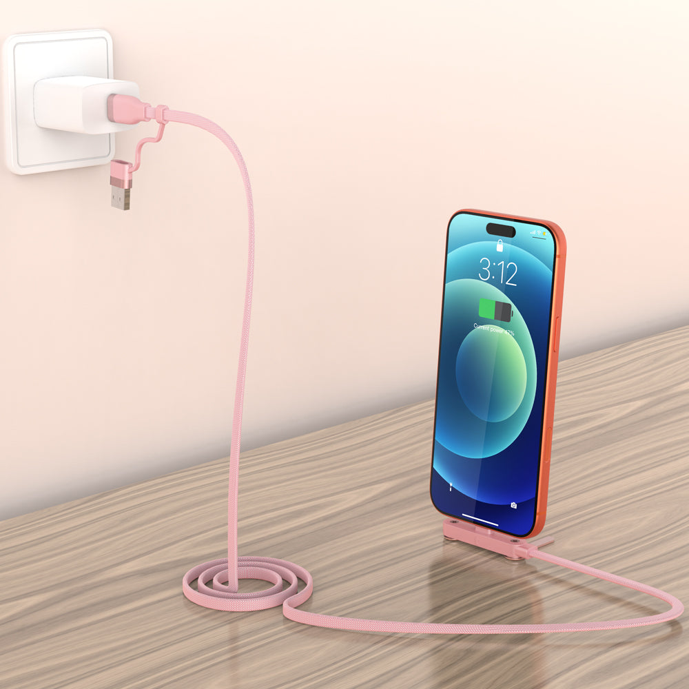 Charging Cable with Stand T-Shaped USB-C Cord