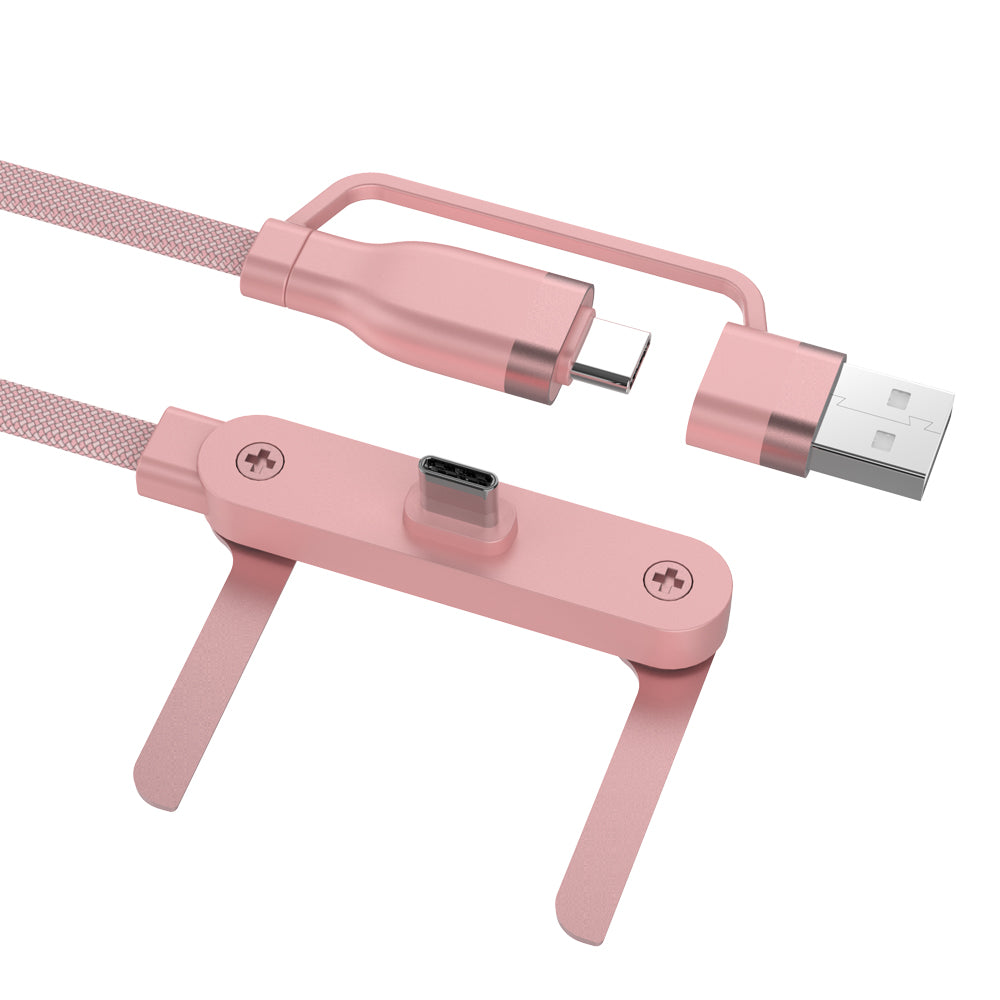 Charging Cable with Stand T-Shaped USB-C Cord