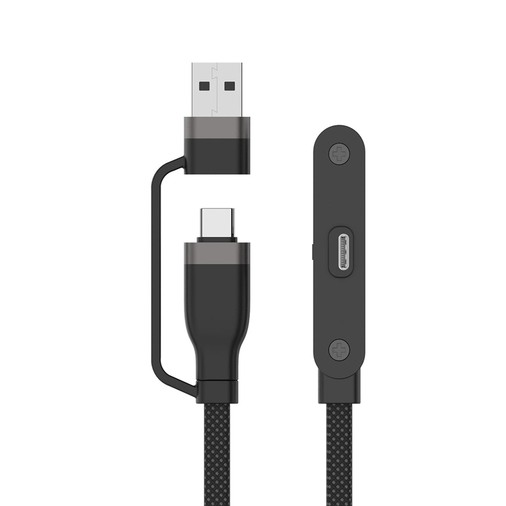 6FT USB C/A to Type C Stand Data Cable